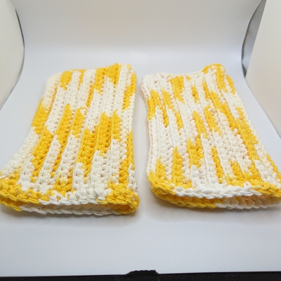 💞2/$20 HAND CRAFTED Crocheted All Purpose 100% Cotn Reusble Bath or Dish Cloths - Picture 6 of 9